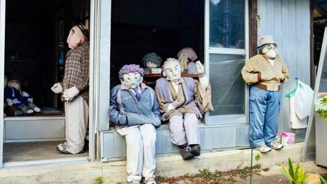 Bu köye gelenler gözlerine inanamıyor: Tüyler ürperten manzara! Hepsi yetişkin insan boyutlarında 22